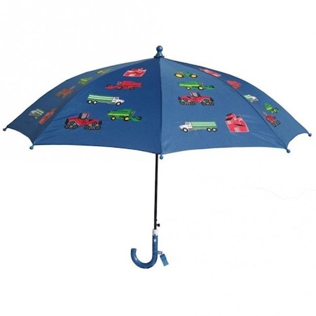 Foxfire Foxfire FOX-602-16 Childrens Blue Farm Equipment Umbrella - Size 1 FOX-602-16